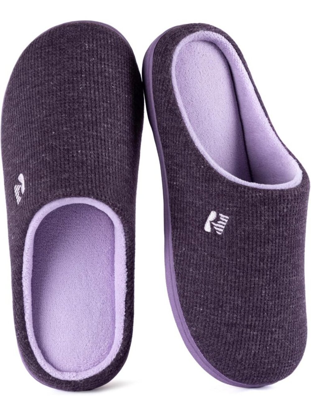 Cozy Women's Two-Tone Memory Foam Slippers | Comfortable Indoor Footwear